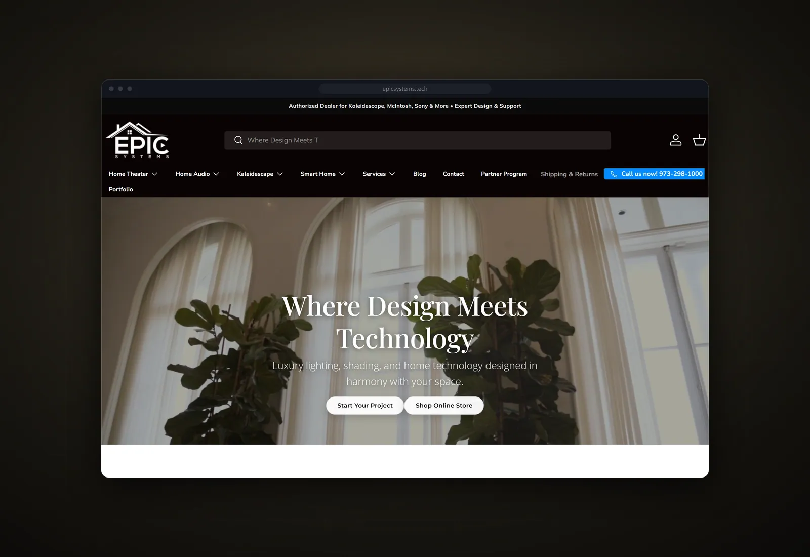 Screenshot of the Epic Systems website